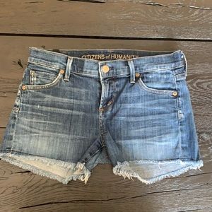 Citizens of Humans 25 denim shorts